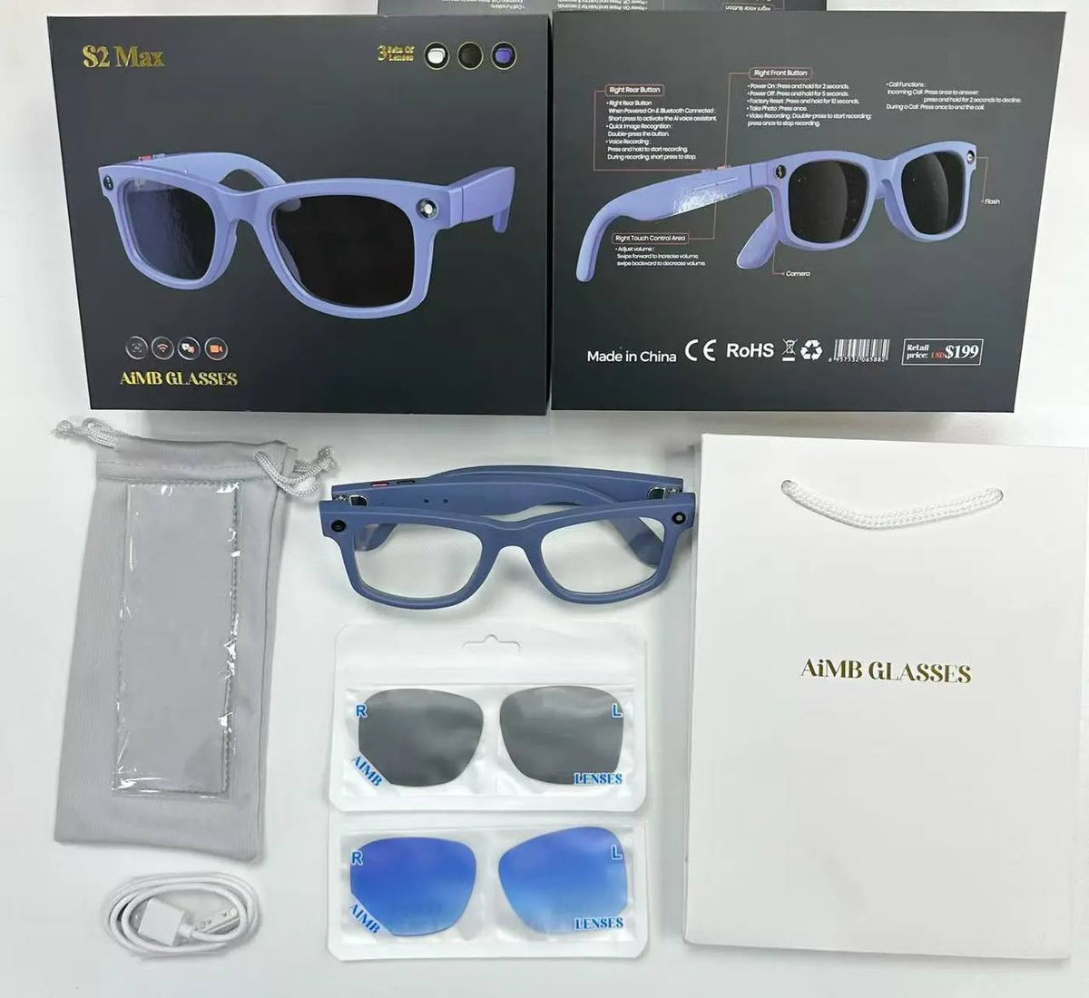 Gafas Con Cámara S2 Max