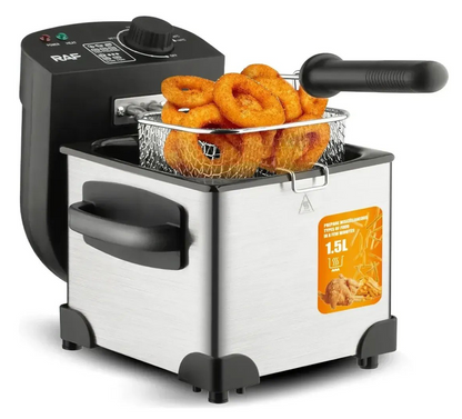Freidora Eléctrica Compacta RAF 1.5L