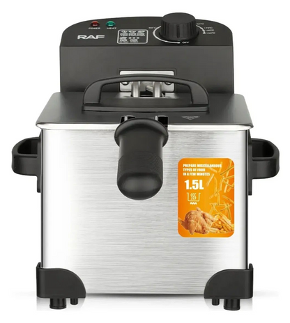 Freidora Eléctrica Compacta RAF 1.5L