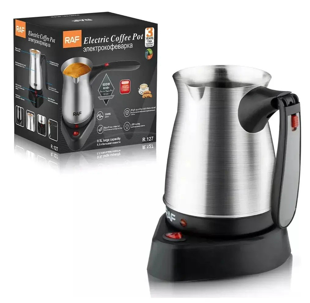 Cafetera Eléctrica Turca RAF 0.5L