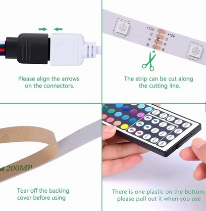 Tira de Luces LED RGB con Control