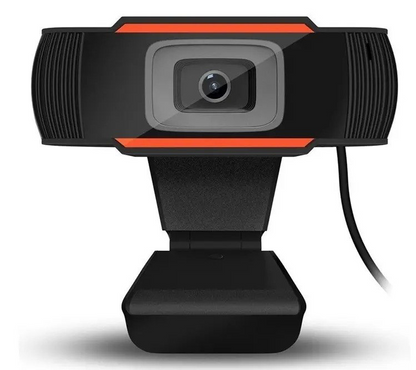 Cámara Web HD con Micrófono y Base Ajustable