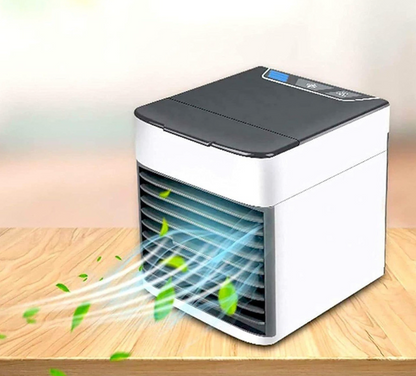Mini Aire Acondicionado Portátil 4 en 1 (Enfriador, Humidificador y Purificador)