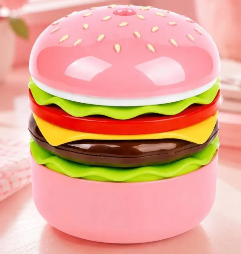 Humidificador de Escritorio Hamburguesa LED