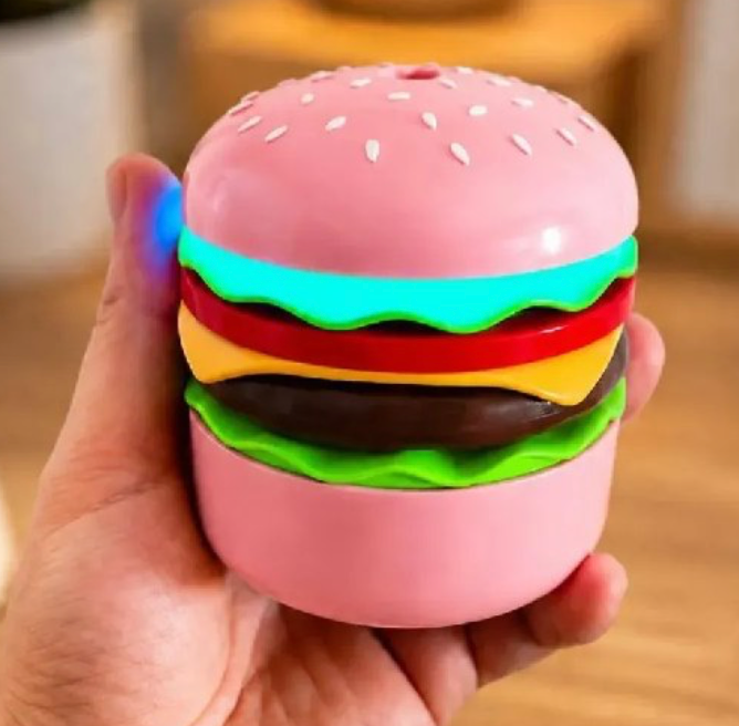 Humidificador de Escritorio Hamburguesa LED