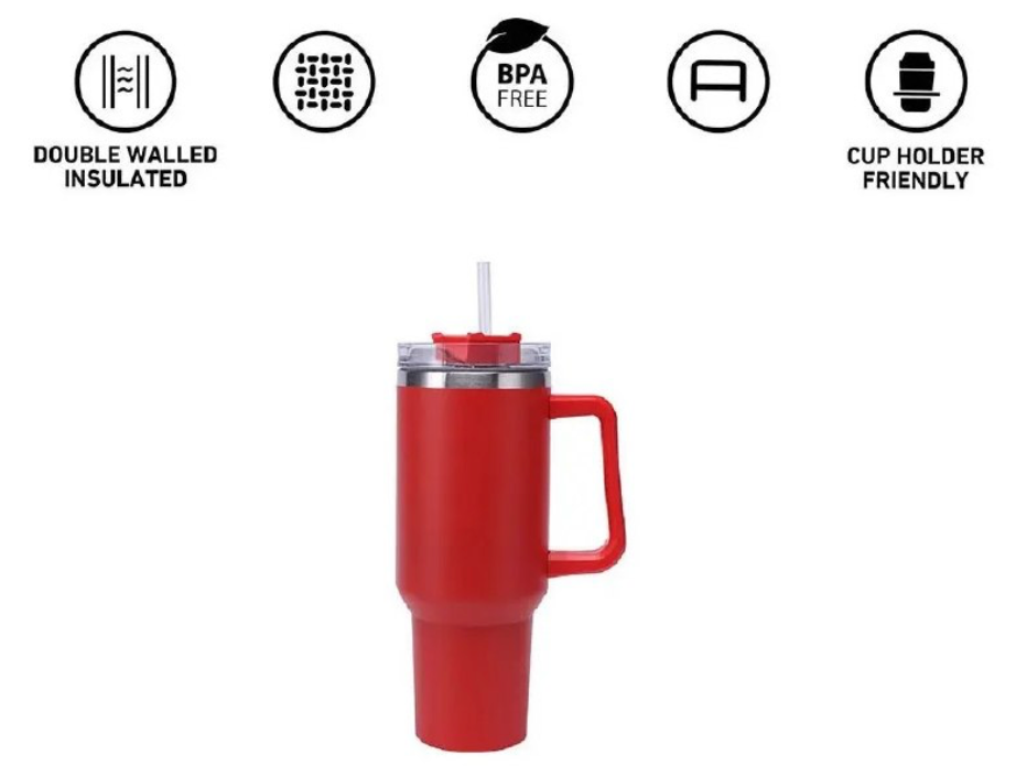 Vaso Térmico de Acero Inoxidable 40oz (Estilo Stanley)