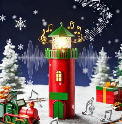 Faro Navideño Musical LED