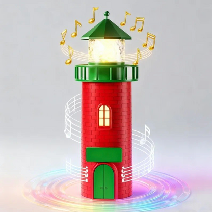Faro Navideño Musical LED