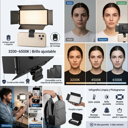 Kit de Luz LED Profesional RL-560