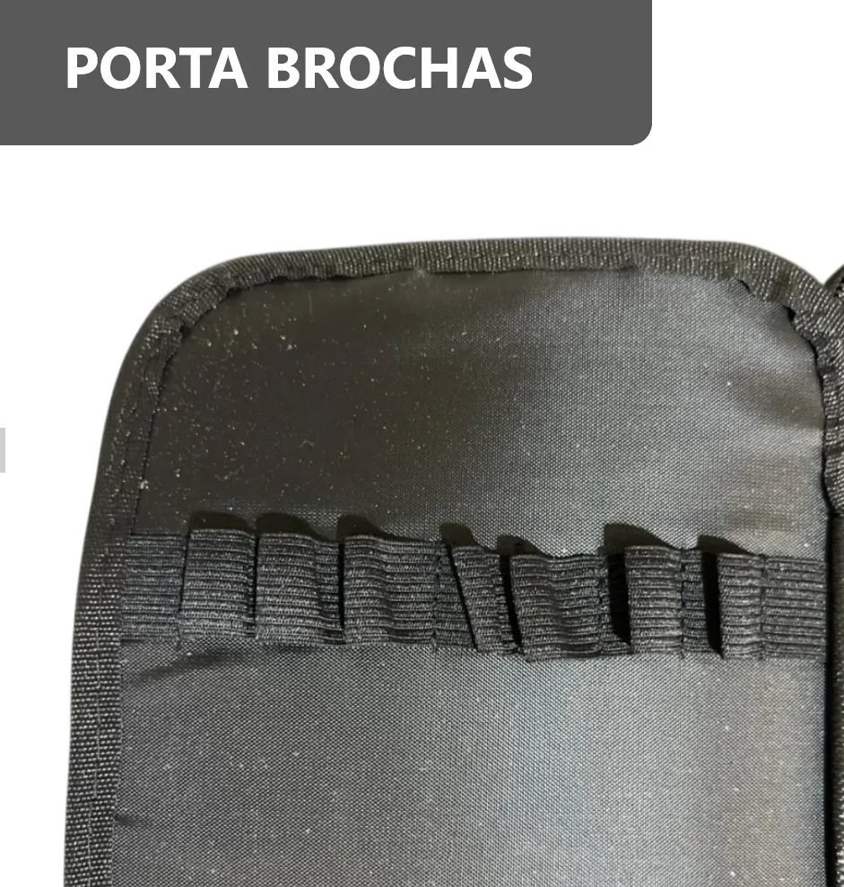 Cosmetiquera Organizadora de Maquillaje con Espejo LED Removible