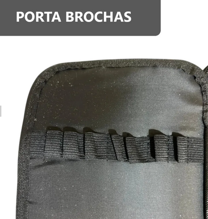 Cosmetiquera Organizadora de Maquillaje con Espejo LED Removible