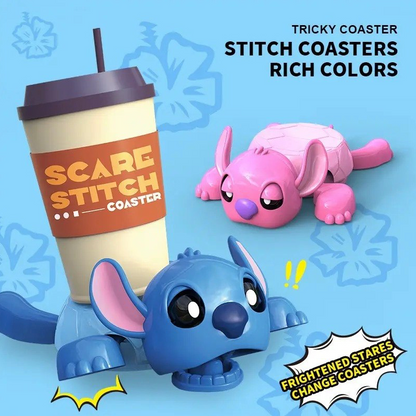 Posavasos Divertido de Stitch y Tortuga (Tricky Coaster)