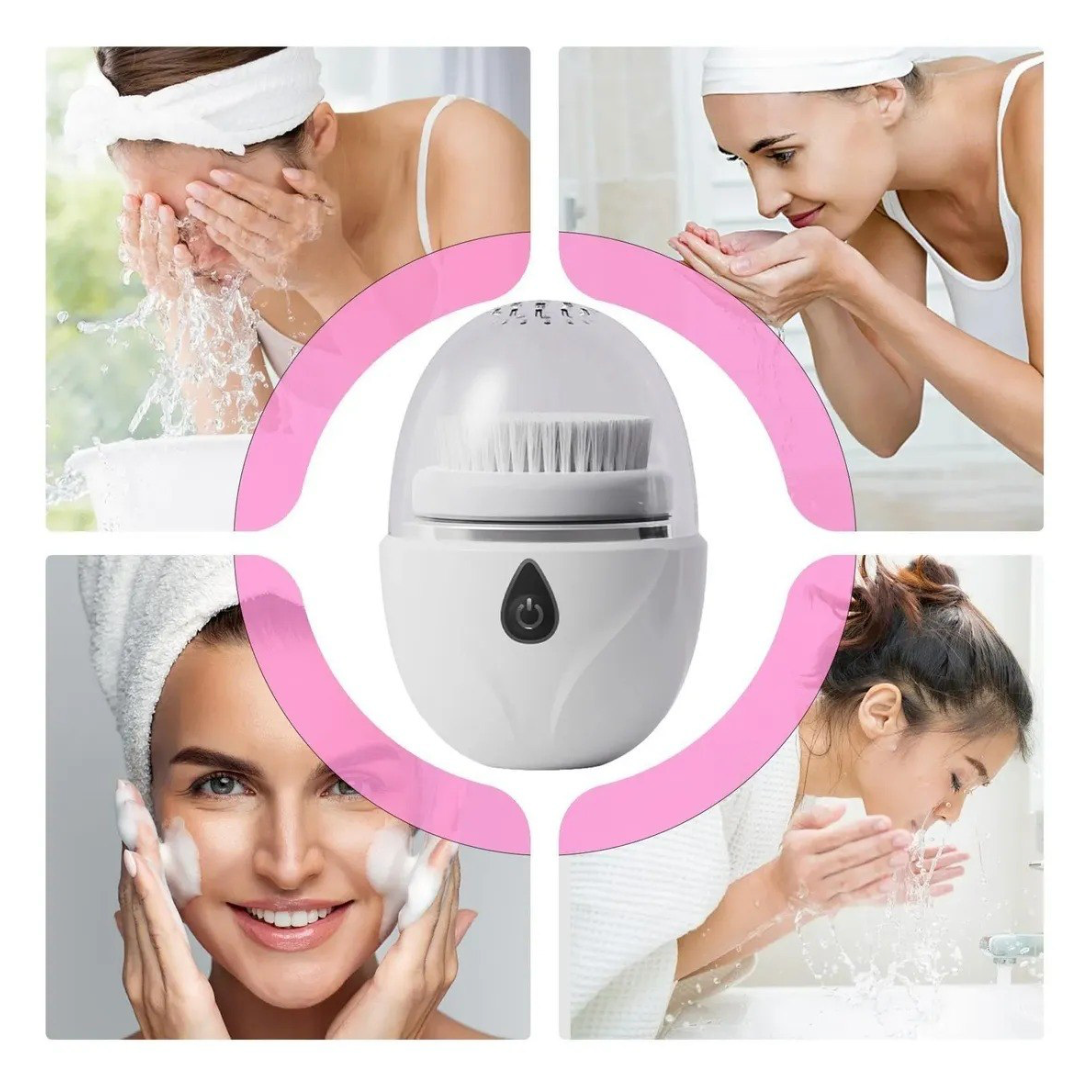 Cepillo Limpiador Facial Eléctrico (Pearl White)