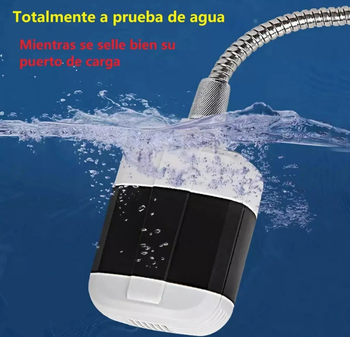 Ducha Portátil Inalámbrica para Exteriores con Bomba Recargable y Spray