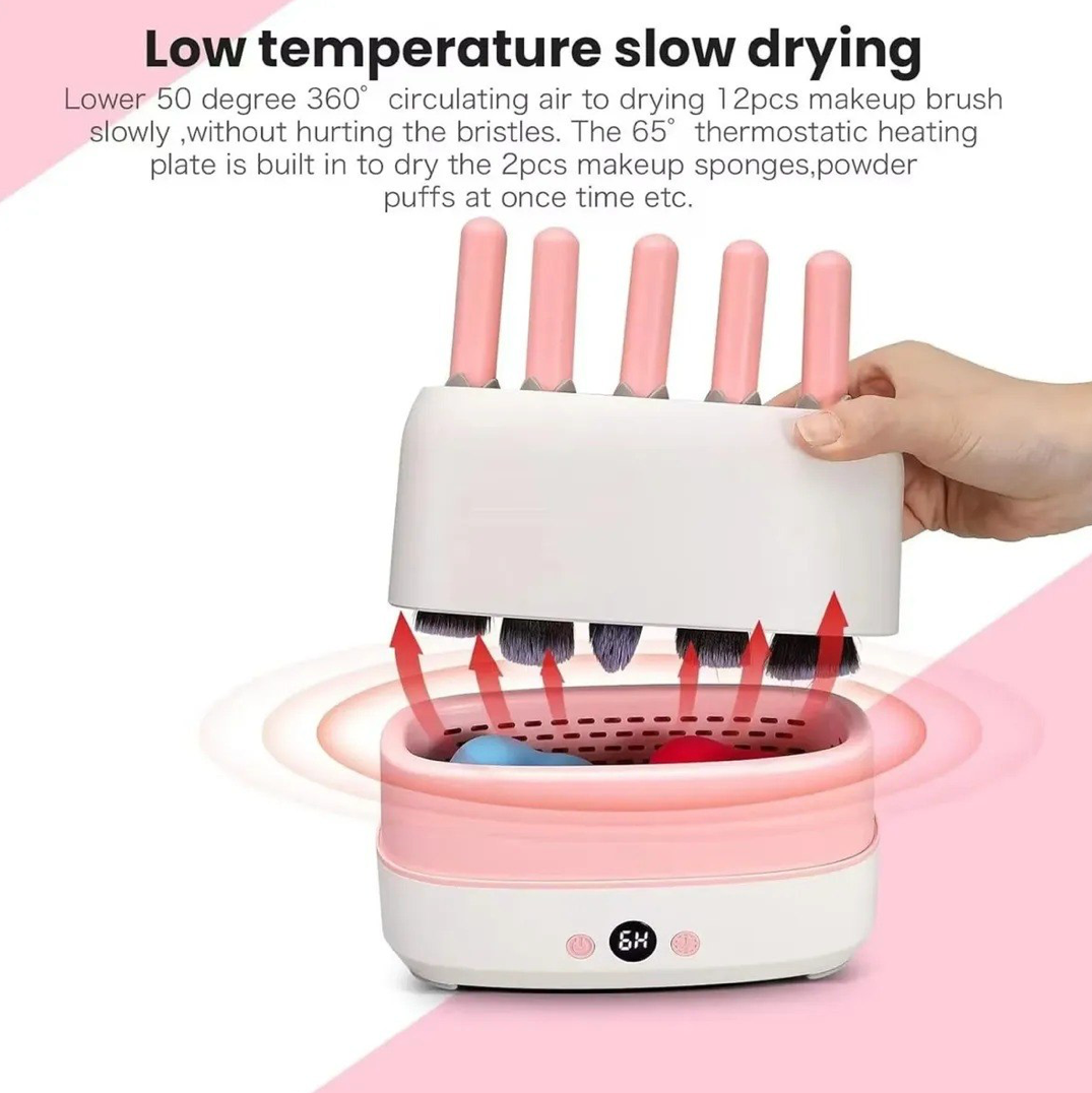Secador y Organizador Eléctrico de Brochas de Maquillaje