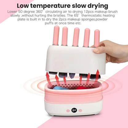 Secador y Organizador Eléctrico de Brochas de Maquillaje