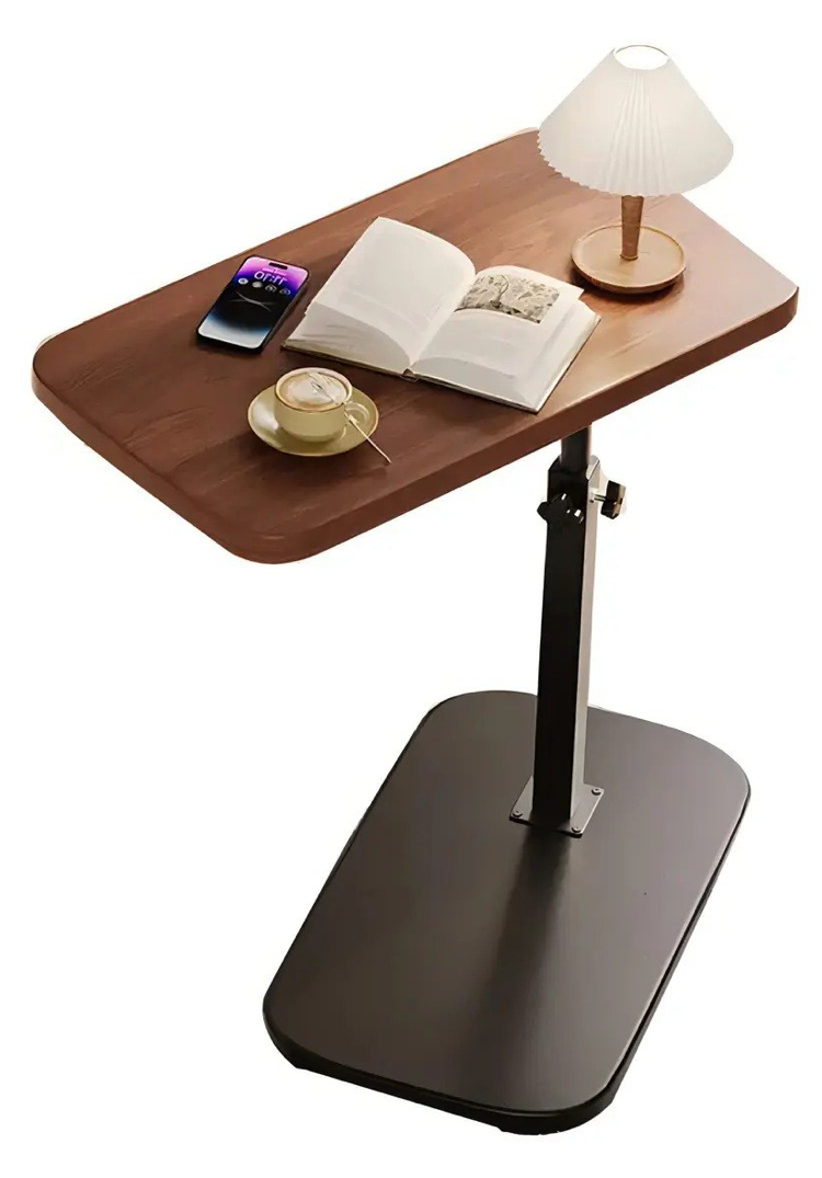 Mesa Auxiliar C-Shape Ajustable y Plegable con Diseño Minimalista