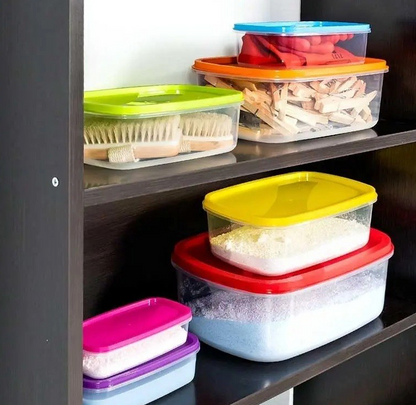 Set de Contenedores de Almacenamiento Multiusos de Colores