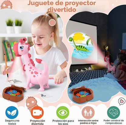 Juguete de Proyector y Mesa de Dibujo Infantil (Diseño de Dinosaurio / Jirafa)