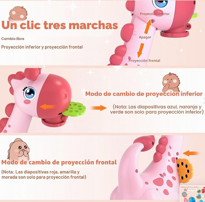 Juguete de Proyector y Mesa de Dibujo Infantil (Diseño de Dinosaurio / Jirafa)