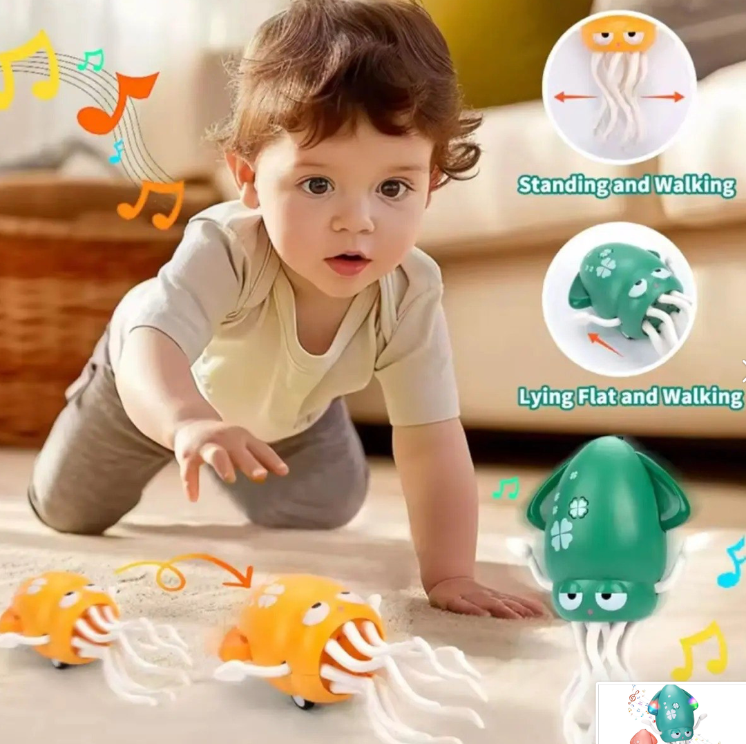 Juguete Musical Interactivo con Diseño de Calamar / Pulpo