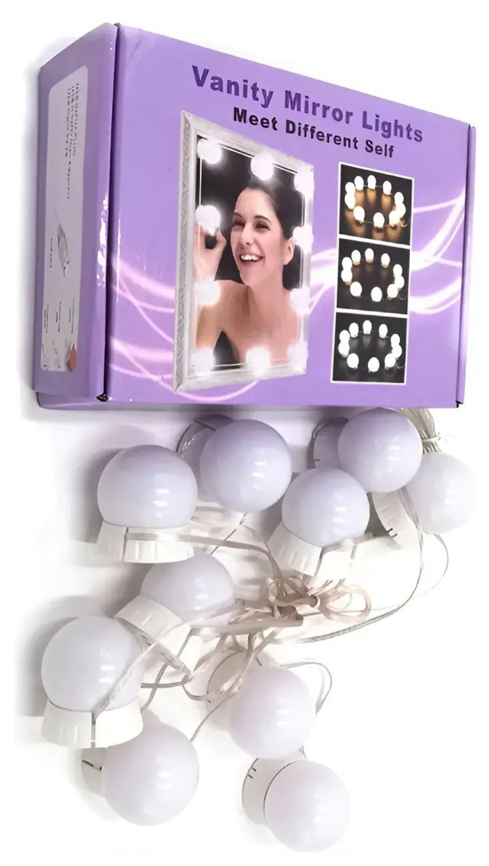 Luces LED Tipo Hollywood para Espejo