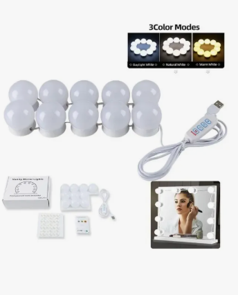 Luces LED Tipo Hollywood para Espejo