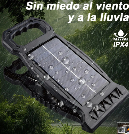 Lámpara Solar LED con Clip y Detección de Movimiento