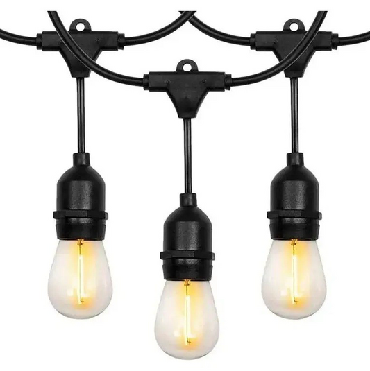 Guirnalda de Luces LED Solares Estilo Vintage