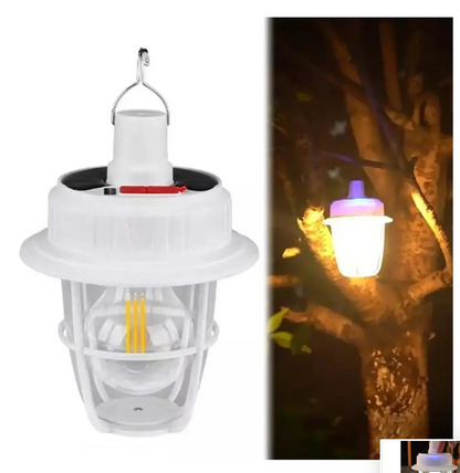 Lámpara Solar Colgante para Camping y Emergencia