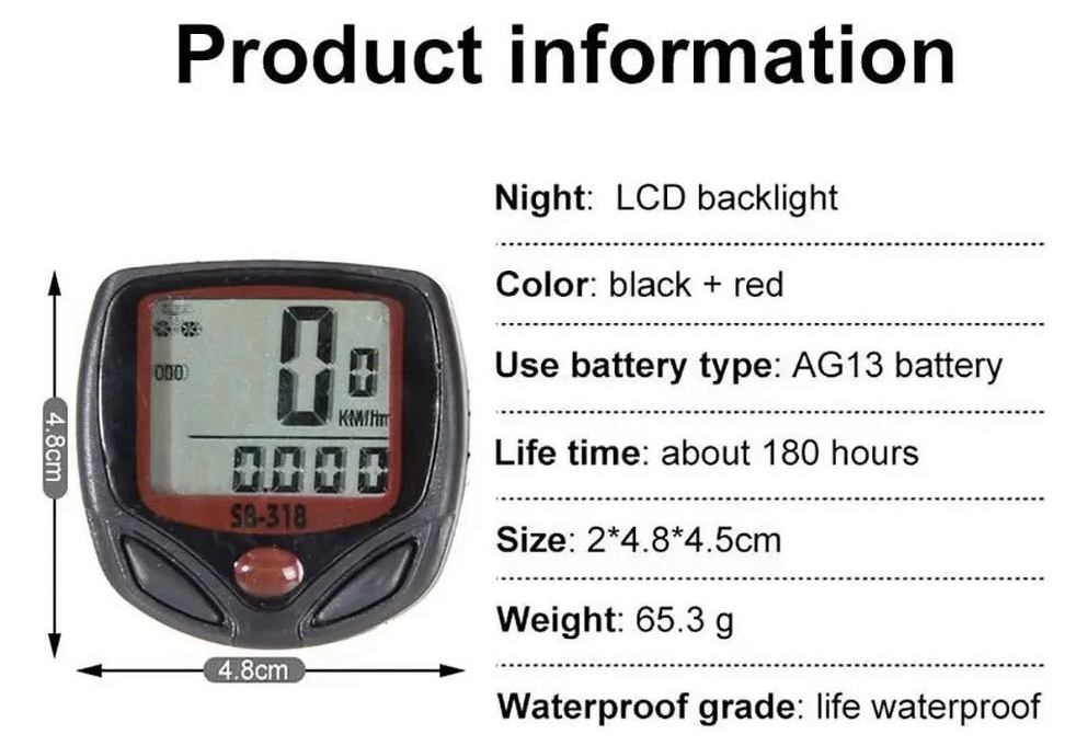 Computadora para Bicicleta SB-318