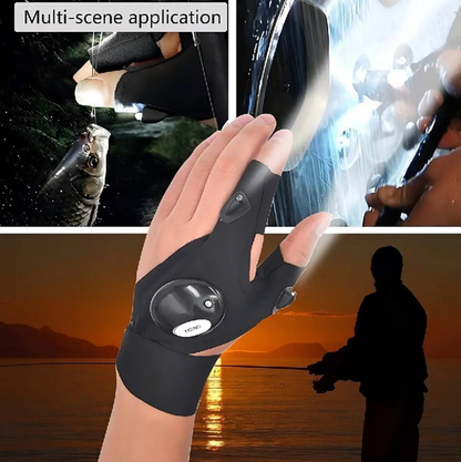 Guantes LED Multifuncionales con Linterna