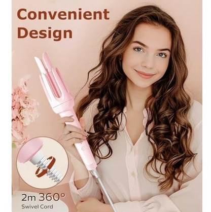 Rizador de Pelo Automático Inalámbrico / Giratorio con Revestimiento Cerámico