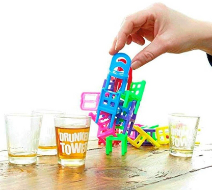Juego de Mesa "Drunken Tower" (Torre de Sillas)