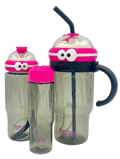 Termo / Botella Infantil con Diseño de Personaje y Popote