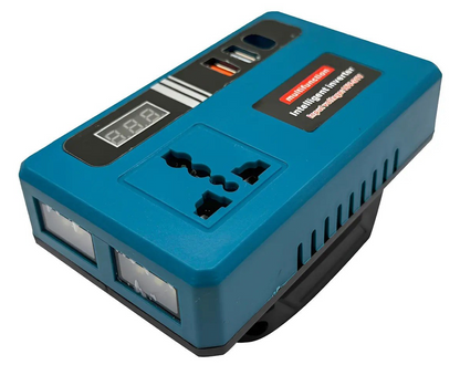 Inversor Inteligente Multifunción Tipo Makita con Luz LED y Puertos USB