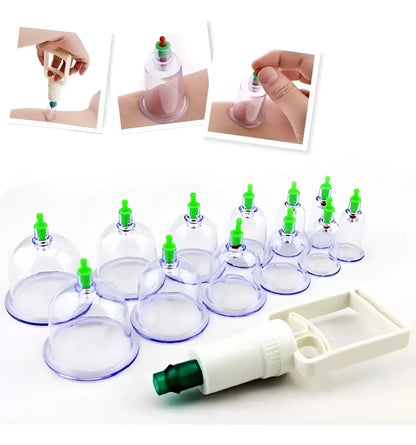 Set de ventosas de masaje y vacumterapia