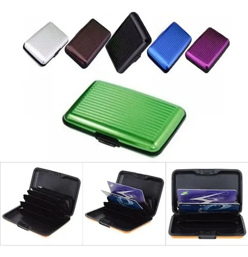 Tarjetero unisex con bloqueo RFID