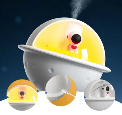 Humidificador Ultrasónico USB Con Diseño Espacial