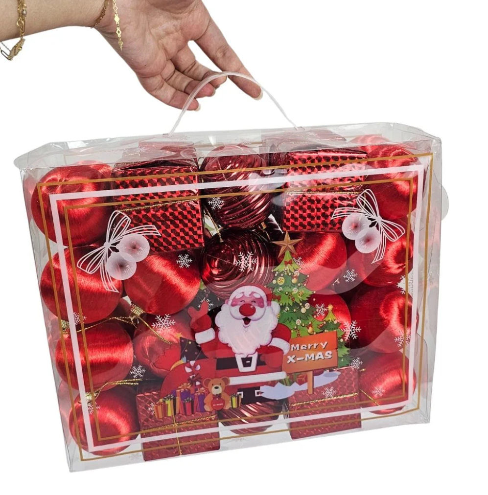 Set De Esferas Navideñas