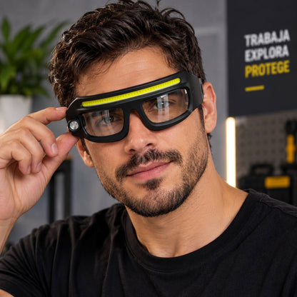 Gafas Con Linterna Recargable