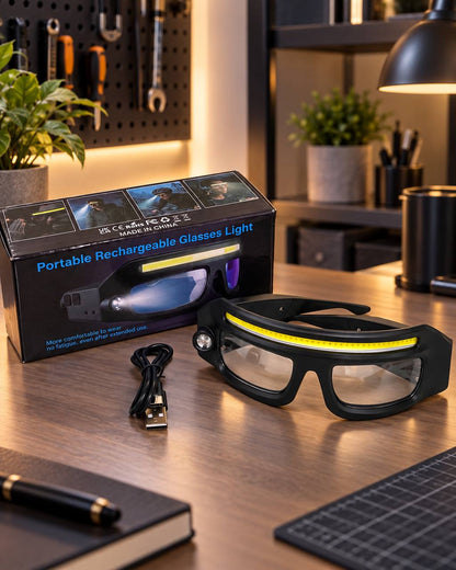 Gafas Con Linterna Recargable