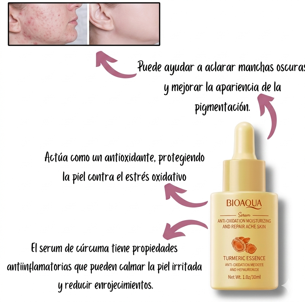 BIOAQUA  Serum de Cúrcuma