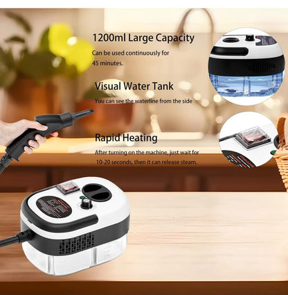 Limpiador vapor portátil 2500W