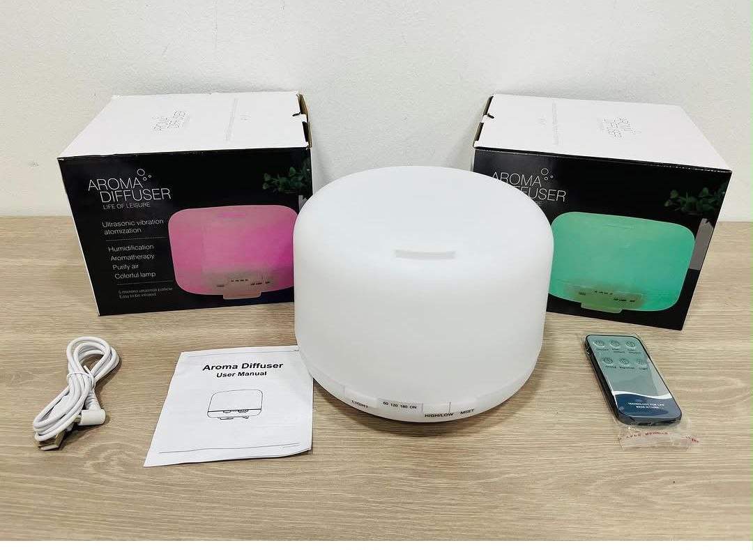 Humidificador con luces led de colores