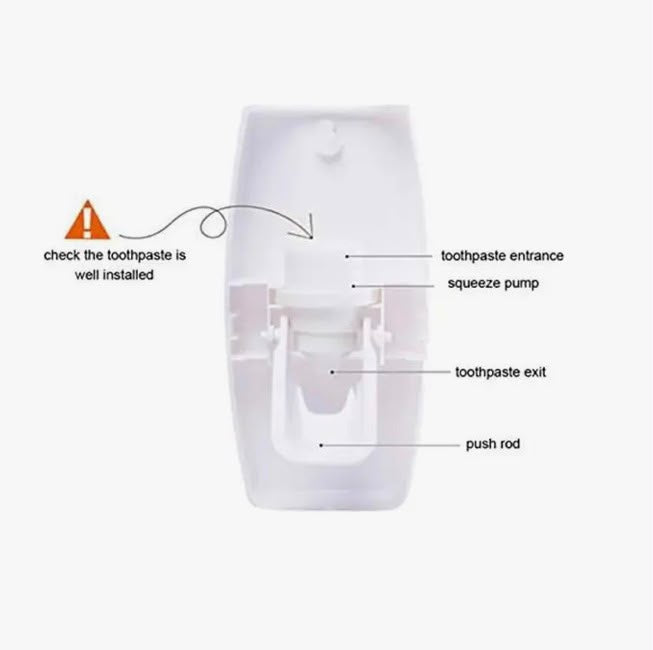 Dispensador de pasta dental porta cepillos