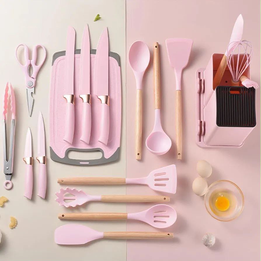 Set de utensilios de silicona 19 pcs