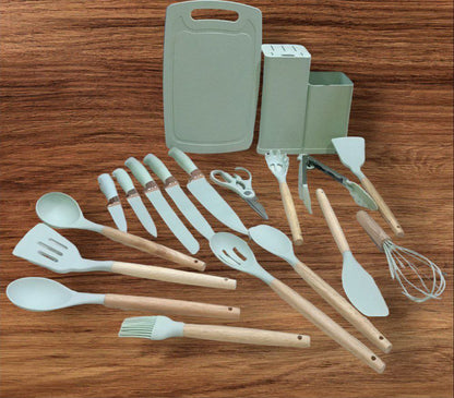 Set de utensilios de silicona 19 pcs