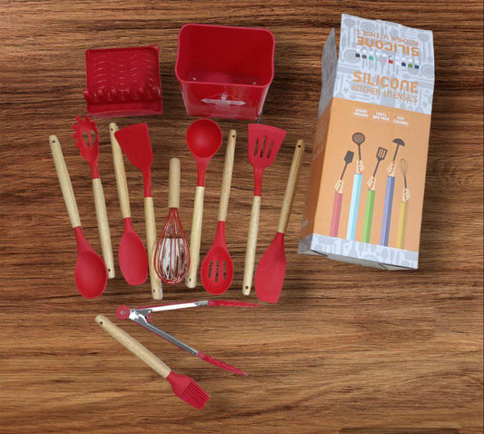 Set de utensilios de silicona