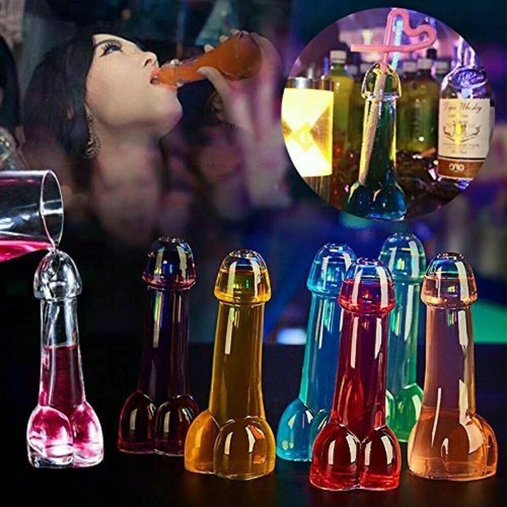 Vaso creativo con diseño de pene